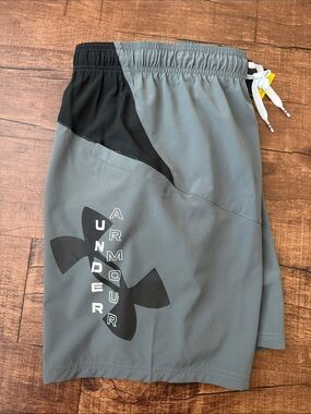Under Armour grey swim trunks